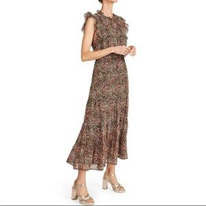 BB Dakota Floral Sleeveless Midi Dress XL